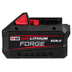 Milwaukee M18 vista frontal del empaque mostrando potencia y compatibilidad