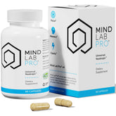 Mind Lab Pro vista frontal del envase mostrando 60 cápsulas y beneficio de claridad