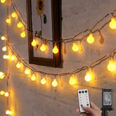 Minetom frente del empaque mostrando las luces y beneficios decorativos