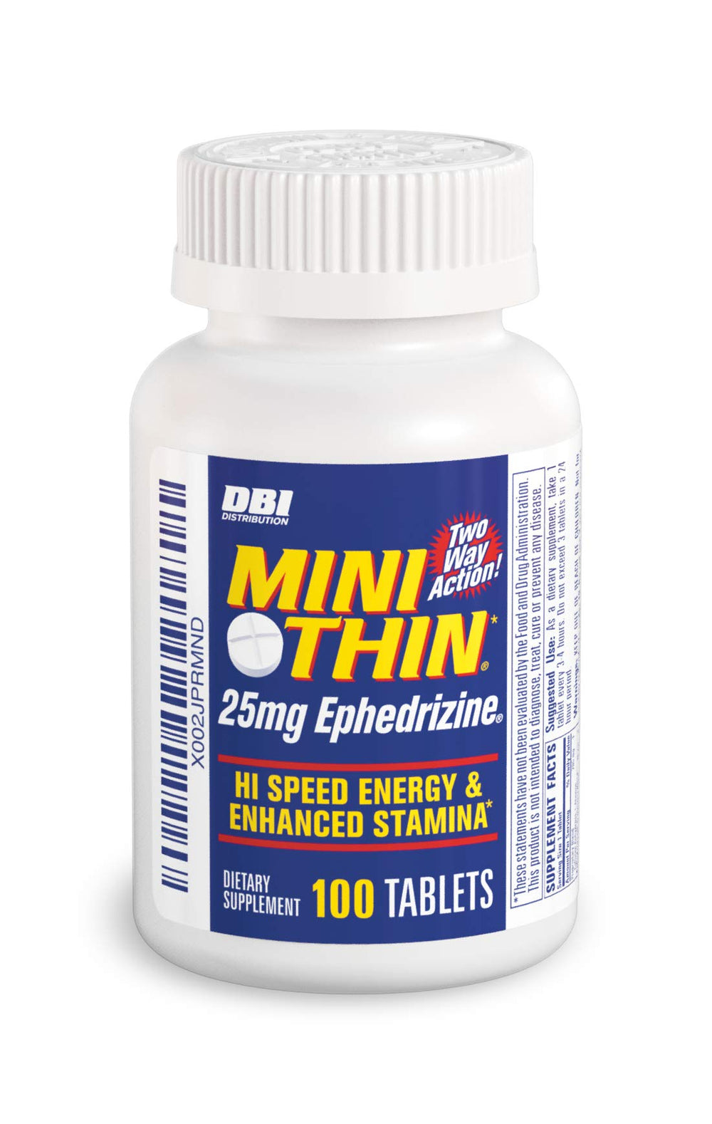Mini Thin frasco frontal mostrando la marca y diseño, beneficio: portátil y práctico