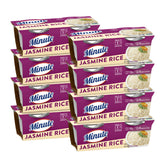 Minute taza frontal con arroz jazmín lista y práctica