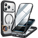 Miracase funda frontal para iPhone 17 Pro Max mostrando ajuste y protección