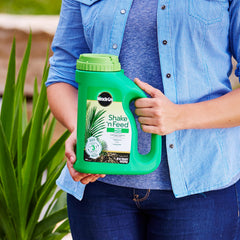 Miracle-Gro etiqueta con lista de ingredientes y pautas de aplicación claras