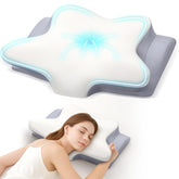 Missleep vista frontal del empaque y almohada lista para uso