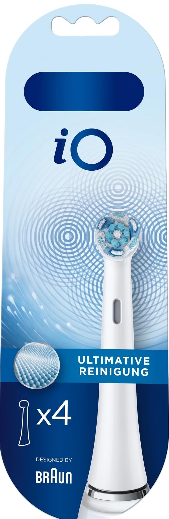 Missleep Oral-B imagen frontal del cabezal blanco, limpieza efectiva diaria