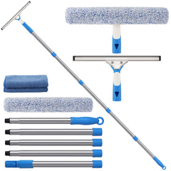 Mitclear vista frontal del kit mostrando piezas y beneficios de alcance