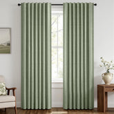 MIULEE panel frontal sage green mostrando oscuridad total