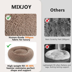 MIXJOY gato durmiendo acurrucado mostrando seguridad