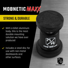 Mob Armor detalle aluminio billet resistente y duradero