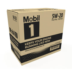 Mobil 1 etiqueta con especificaciones ILSAC GF-6 y beneficios claros