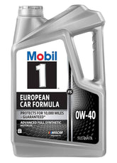 Mobil 1 envase 5 qt frontal mostrando diseño y fácil identificación de producto
