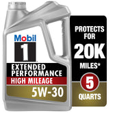 Mobil 1 botella frontal mostrando embalaje y beneficio de protección prolongada
