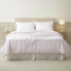 Modern Threads fitted sheet deep pocket detail demonstrating secure fit on thick mattress