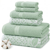 Modern Threads toalla de baño frontal mostrando color sage green y comodidad