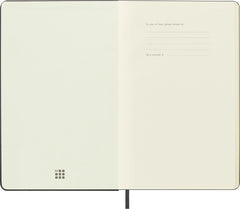 Moleskine abierto plano para dibujar a doble página con comodidad