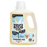 Molly's Suds frontal botella mostrando diseño y beneficio limpieza segura