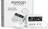 Momcozy vista frontal del aspirador y embalaje, facilidad de uso