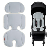 Momcozy vista frontal del colchón refrigerante empaquetado mostrando ajuste universal