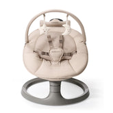 Momcozy columpio frontal khaki mostrando estabilidad y diseño versátil