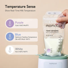 Momcozy cierre doble visible, protección contra fugas y seguridad