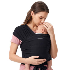 Momcozy vista del frente del empaque mostrando el diseño y beneficios