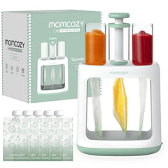 Momcozy vista frontal del producto con base estable y diseño compacto