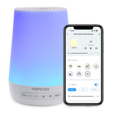 Momcozy vista frontal del dispositivo con diseño compacto y facilidad de uso
