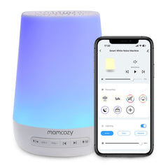 Momcozy vista frontal del dispositivo con diseño compacto y facilidad de uso