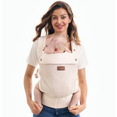 Momcozy PureHug vista frontal mostrando ajuste y confort