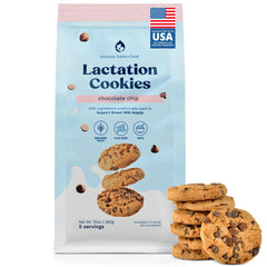 Mommy Knows Best empaque frontal mostrando galletas para lactancia y ventaja de conveniencia