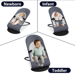 Mommyhug primer plano del tejido y malla transpirable para confort