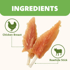 MON2SUN primer plano del pollo envuelto resaltando textura y sabor