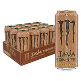 Monster Java Loca Moca lata al frente mostrando diseño y conveniencia