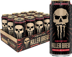 Monster Killer Brew Loca Moca frente mostrando la lata y conveniencia