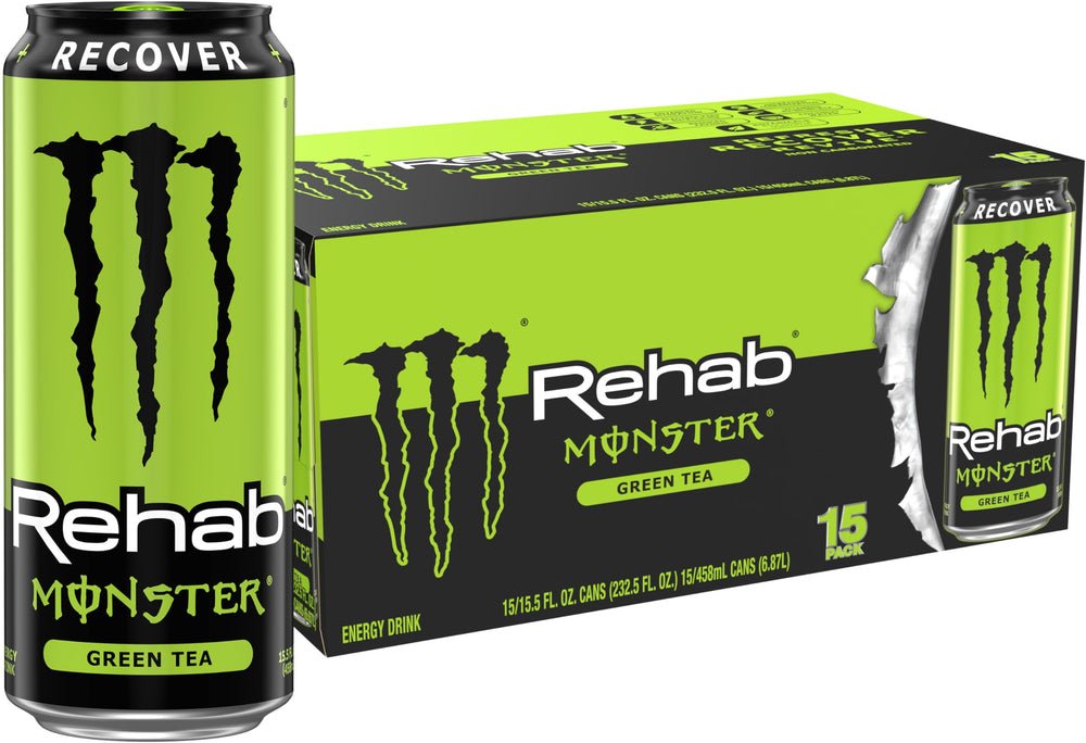 Monster lata frontal mostrando diseño y beneficios de hidratación