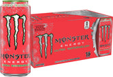 Monster Ultra Watermelon lata frontal mostrando diseño y sabor veraniego