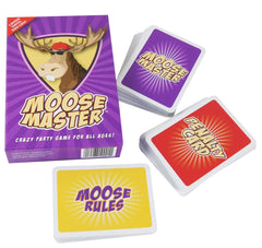 Moose Master cartas desplegadas que muestran variedad y diversión rápida