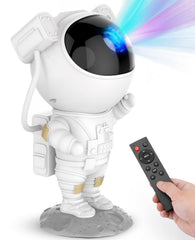 Mooyran astronauta vista frontal mostrando el diseño decorativo y funcional
