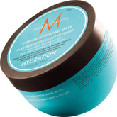 Moroccanoil mascarilla frontal mostrando el envase y beneficio hidratación profunda