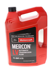 Motorcraft XT105Q3LV envase frontal con etiqueta clara y capacidad 5 qt, garantía de compatibilidad