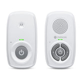 Motorola Nursery AM21 frente del monitor mostrando diseño compacto y claridad de controles