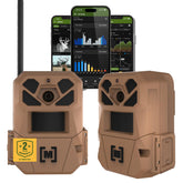 Moultrie EDGE 3 vista frontal del paquete mostrando cámaras y beneficios