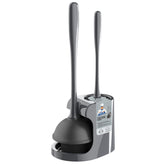 MR.SIGA front view with holder showing compact storage and tidy bathroom benefit