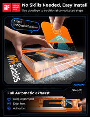 mrglas close-up of tempered glass edge highlighting durable 9H+ toughness