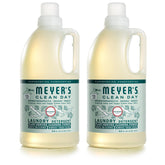 MRS. MEYER'S botella frontal Birchwood mostrando el etiquetado y capacidad, limpieza eficaz