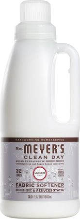 Mrs. MEYER'S envase frontal lavanda mostrando aroma floral y suavidad