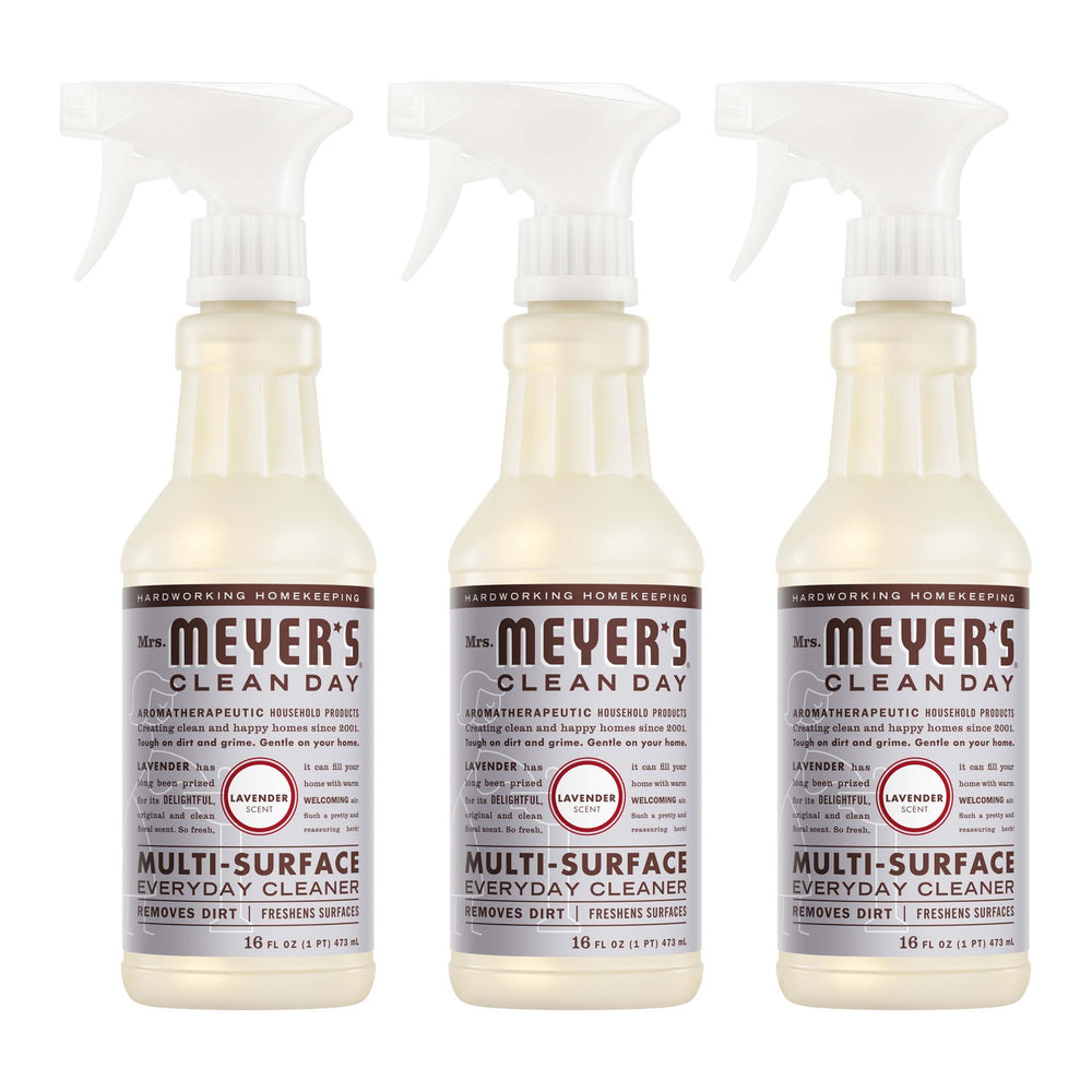 Mrs. MEYER'S frente del envase mostrando packaging claro y beneficio aromático