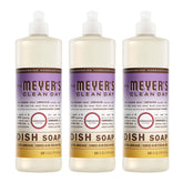 Mrs. MEYER'S frente del envase mostrando aroma y volumen útil