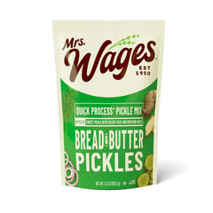 Mrs. Wages frente del paquete que muestra envases y rendimiento