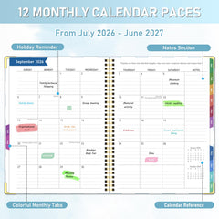 Ms PaperPearl página semanal dividida en siete partes para planificar clases